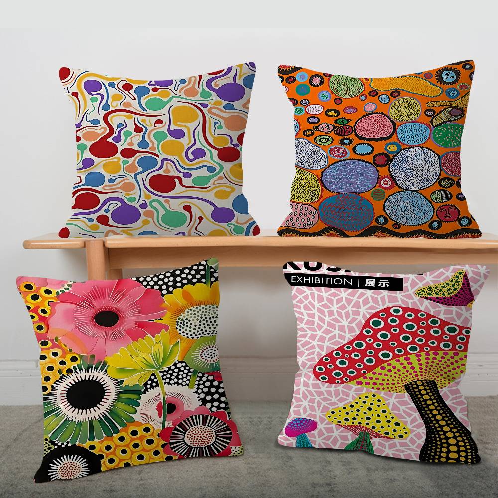 Home Textiles Exhibition - Yayoi Kusama Art Exhibition Pumpkin Flower
