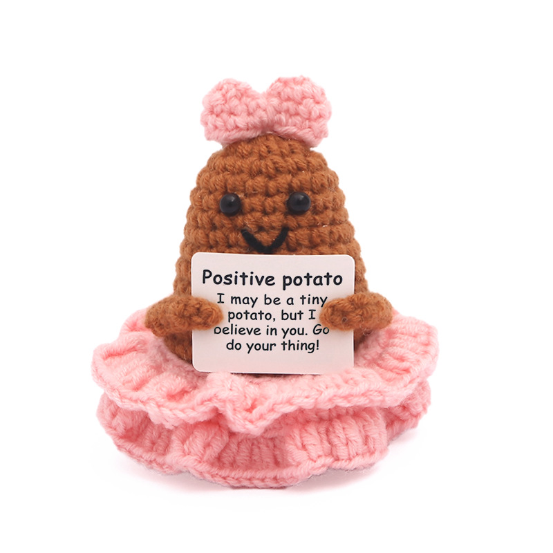 Home And Textiles Today - Positive Crochet Potato Princess Doll With