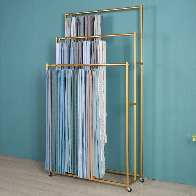 Home Textiles Exhibition - Curtain sample color card display rack