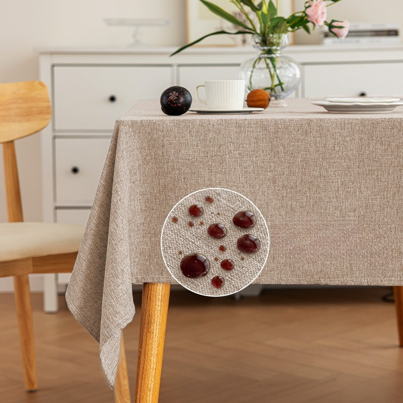 Linum Home Textiles - Rectangle Waterproof Oil Resistant Table Clothes