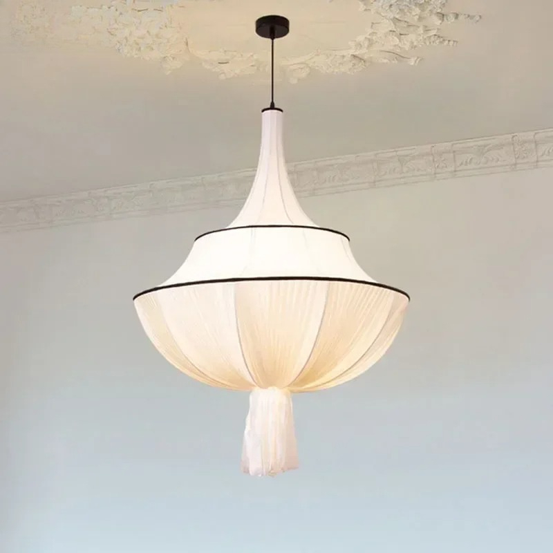 Home Textiles France - French Retro Pendant Light Wabi-Sabi Cloth
