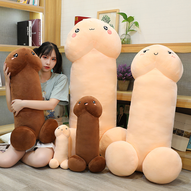 Bolster Pillow Long - Long Lifelike Penis Plush Toy Stuffed
