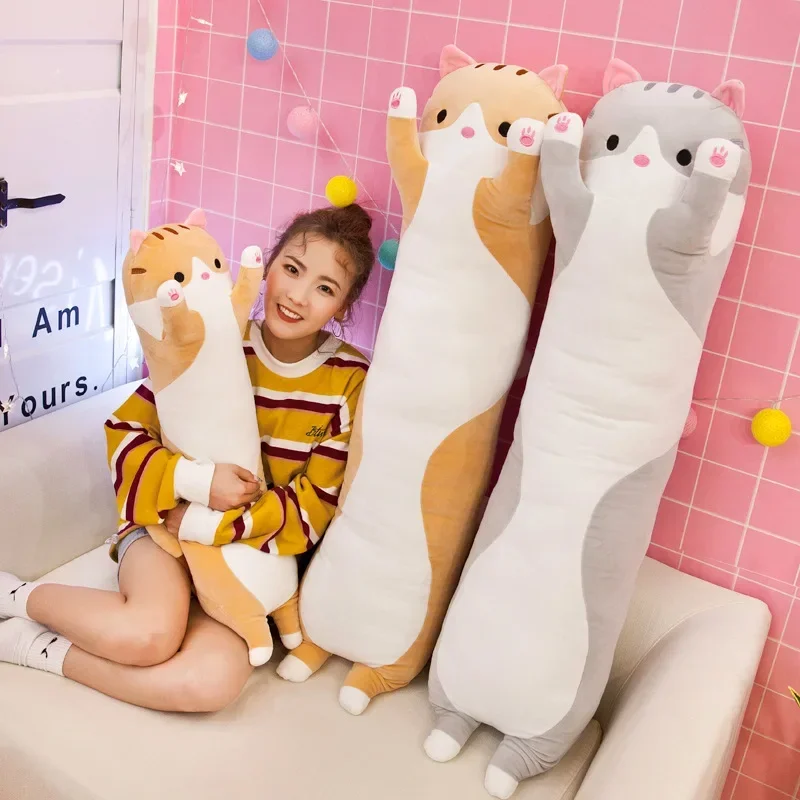 19.5in Cute 50cm Cat Plush Toy - đánh giá và giá Bolster Pillow Long