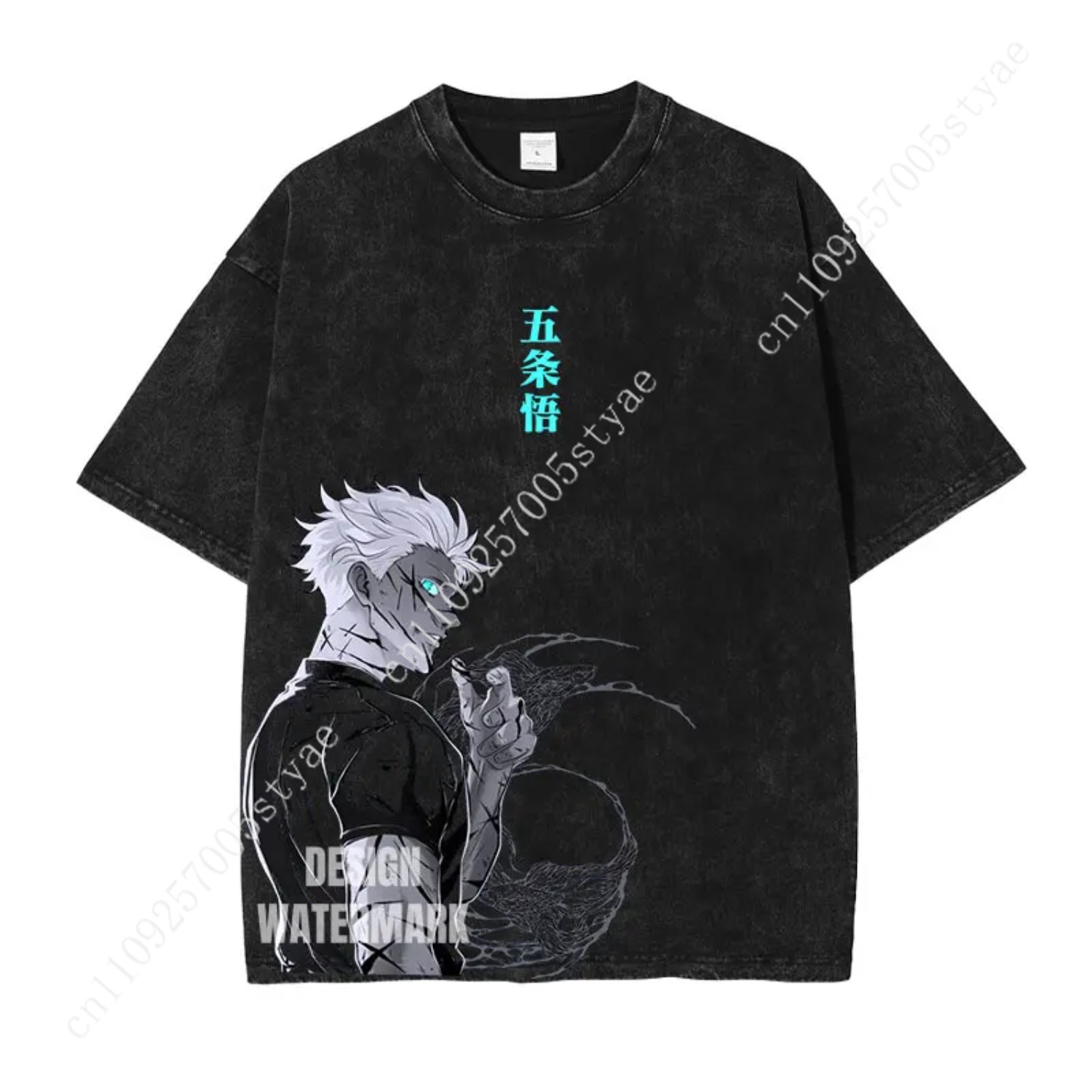 Gojo Satoru Graphic Tee  Anime - đánh giá và giá Quilt Cotton Summer