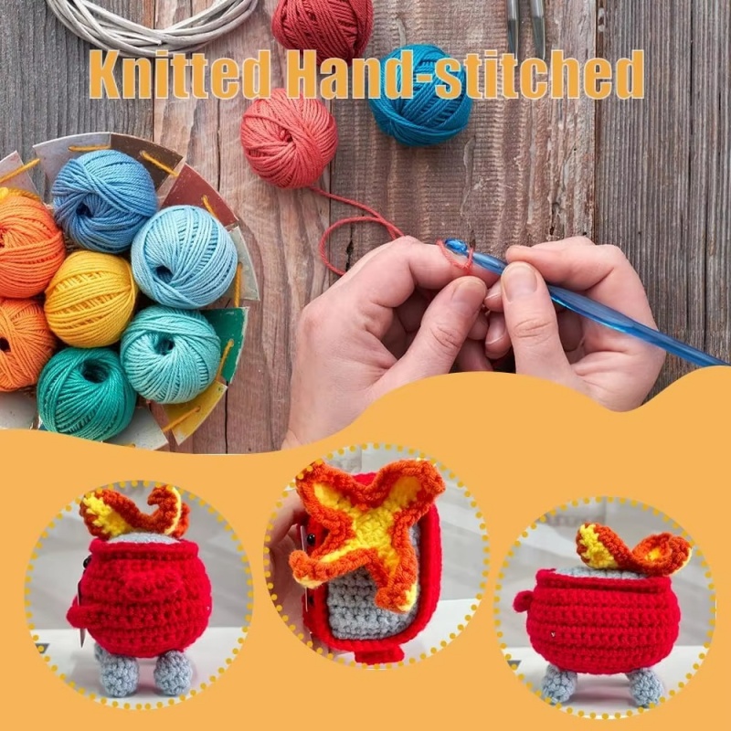 Handmade Crochet Dumpster Fire - đánh giá và giá Home And Textiles Today