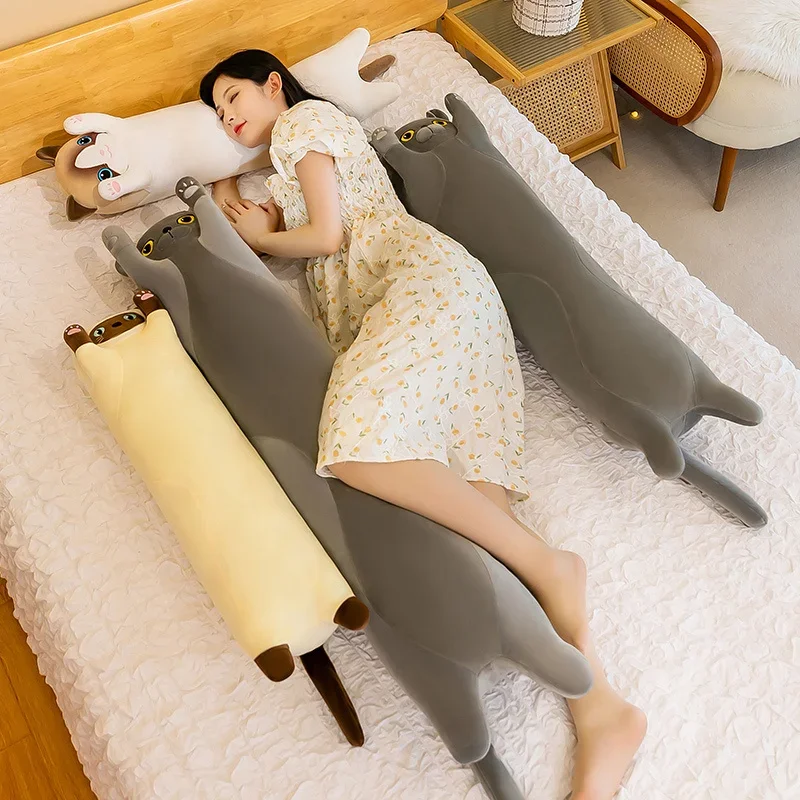 50~110cm Squishy Cat Long Doll - đánh giá và giá Bolster Pillow Long