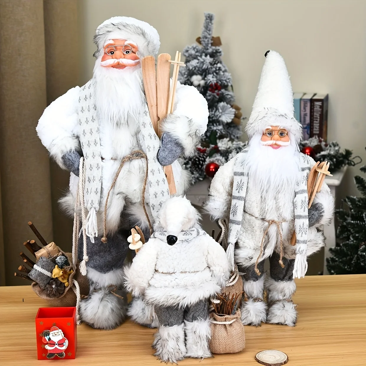 Blue and white Santa Claus, Ch - đánh giá và giá Home Textiles And Furnishing