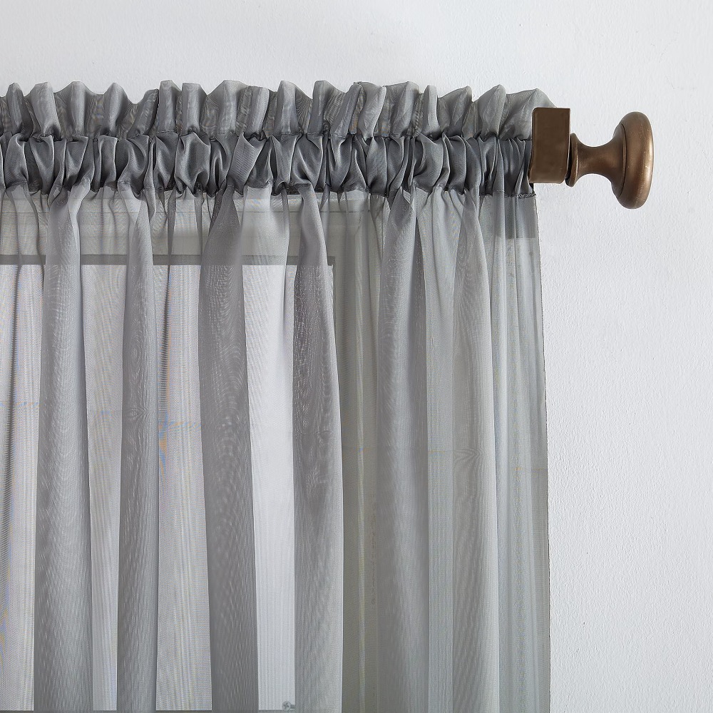 Sheer Voile Rod Pocket Curtain - đánh giá và giá Curtain Sheer Voile