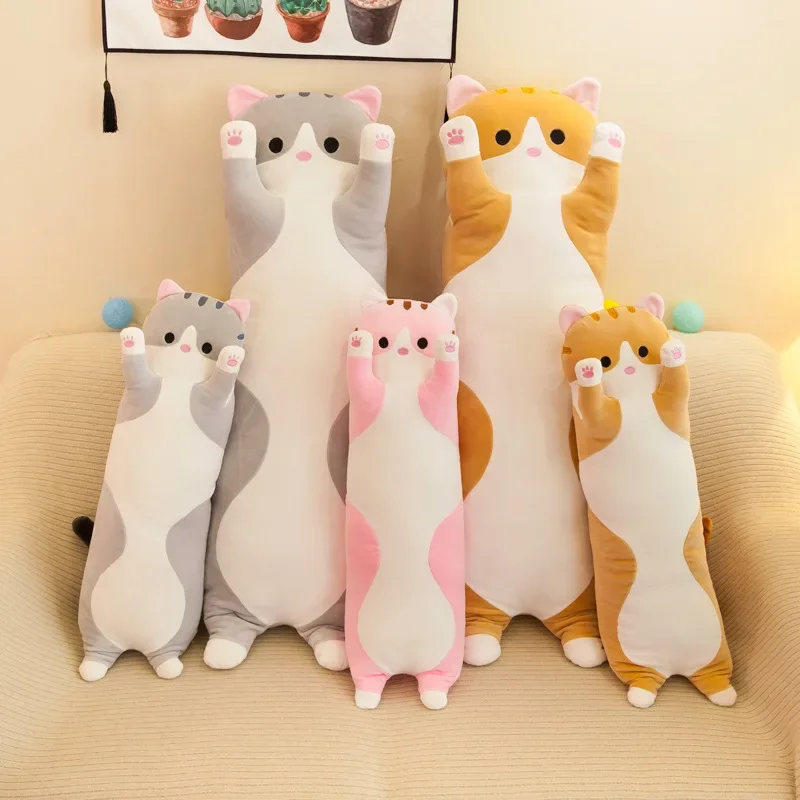 19.5in Cute 50cm Cat Plush Toy - đánh giá và giá Bolster Pillow Long