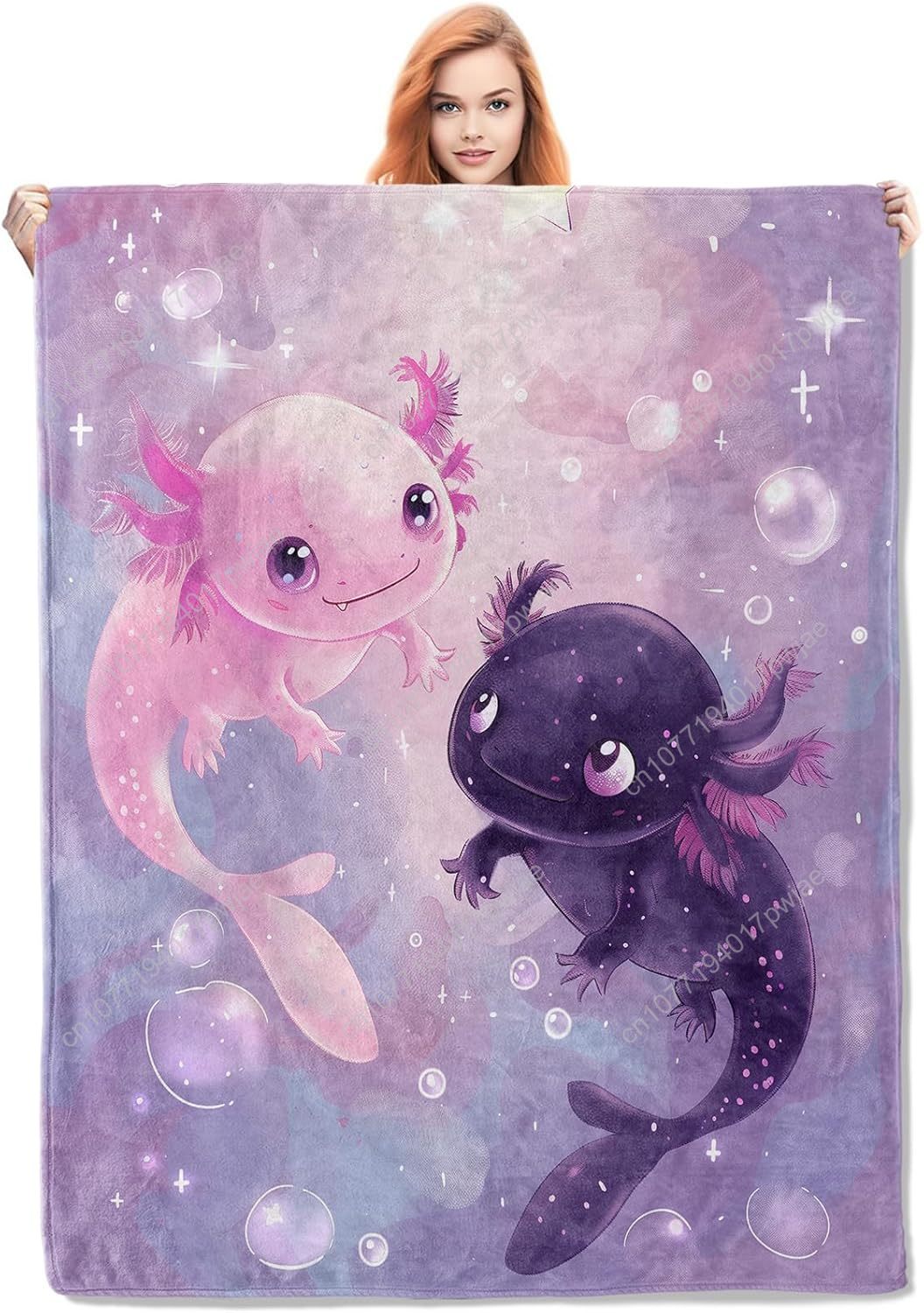 Axolotl Blanket Cute Axolotls  - đánh giá và giá Home Textiles Usa