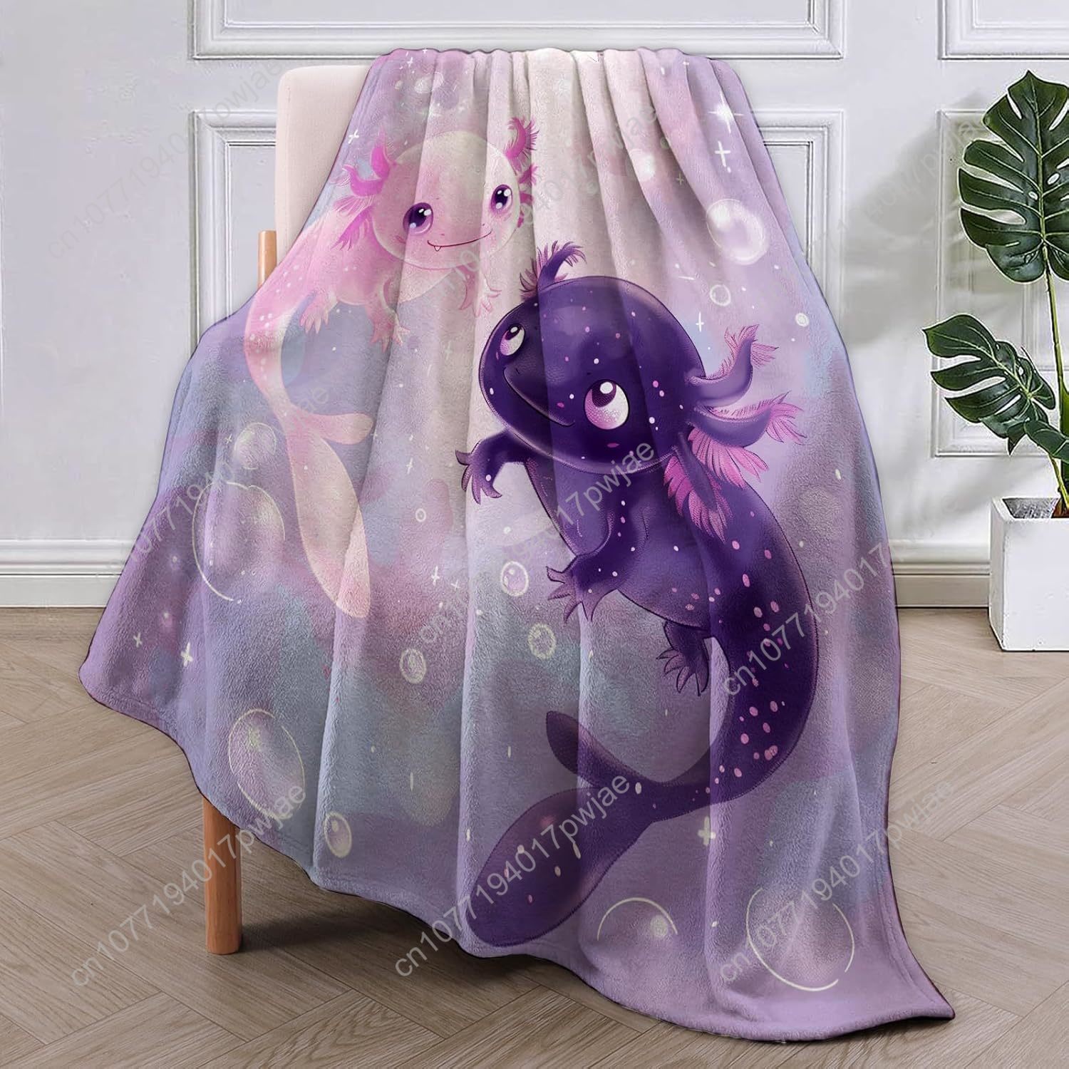 Axolotl Blanket Cute Axolotls  - đánh giá và giá Home Textiles Usa