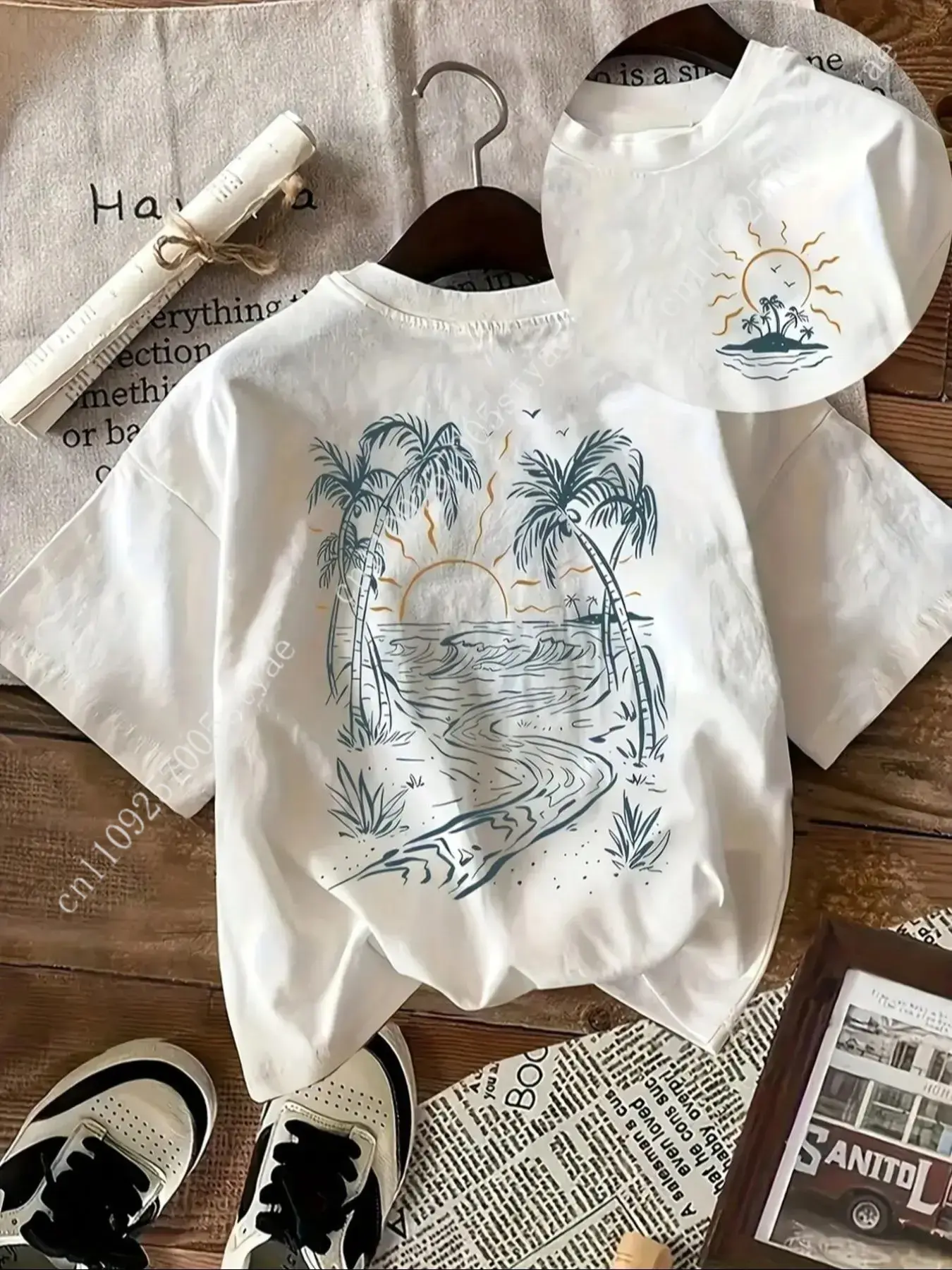 Women's Coconut Tree & Sun Pri - đánh giá và giá Quilt Cotton Summer