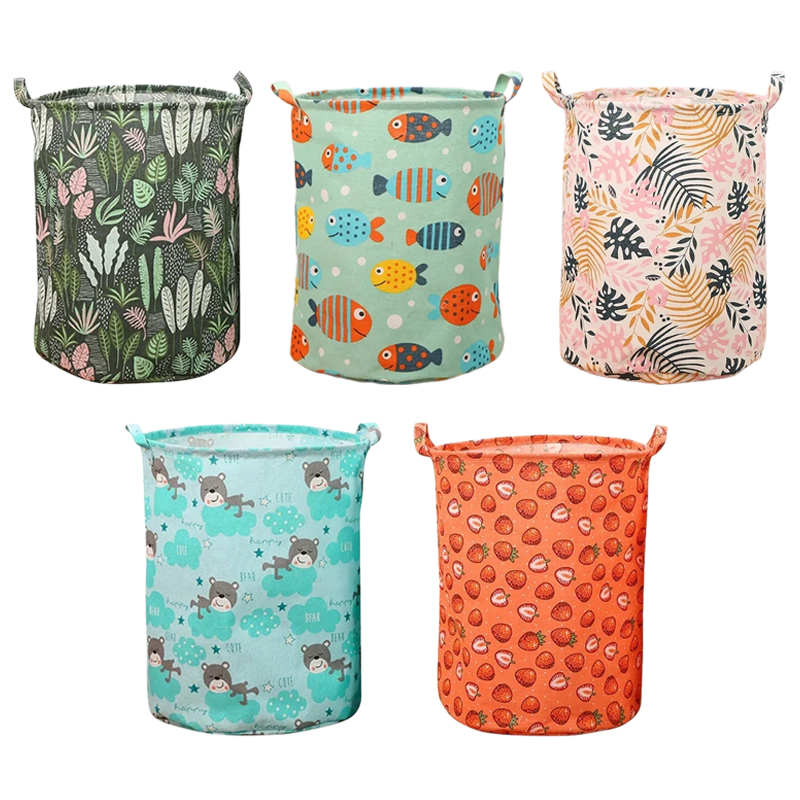 Cotton Linen Print Laundry Bas - đánh giá và giá Linum Home Textiles