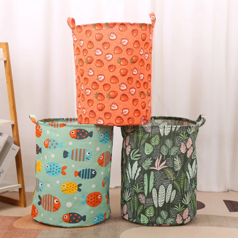 Cotton Linen Print Laundry Bas - đánh giá và giá Linum Home Textiles