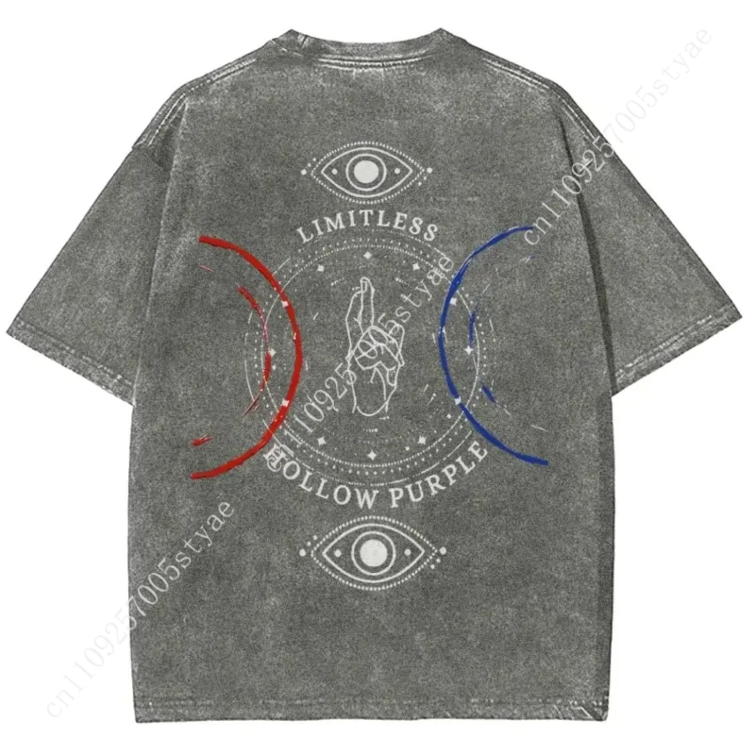 Anime  Gojo Satoru Print T-shi - đánh giá và giá Quilt Cotton Summer