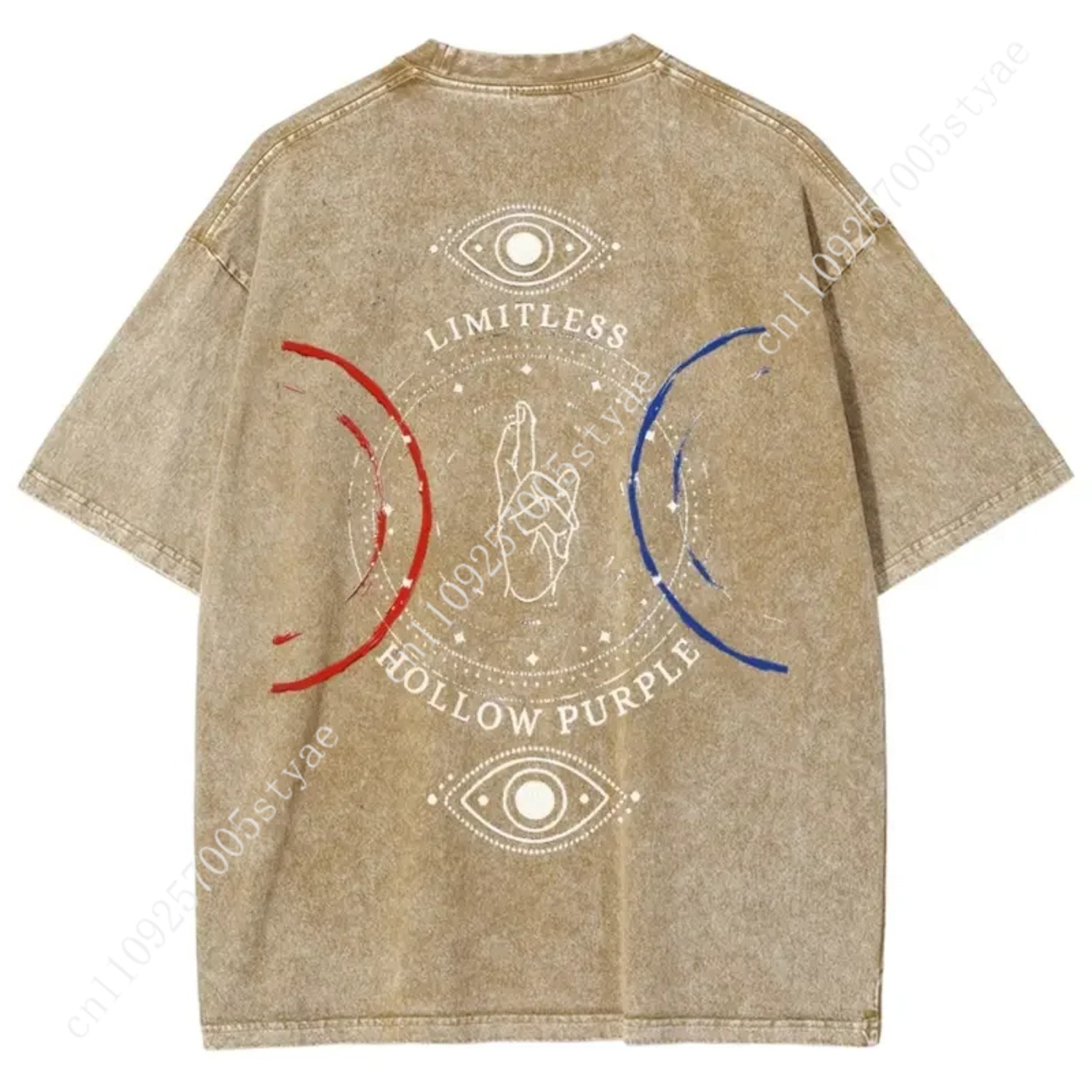 Anime  Gojo Satoru Print T-shi - đánh giá và giá Quilt Cotton Summer
