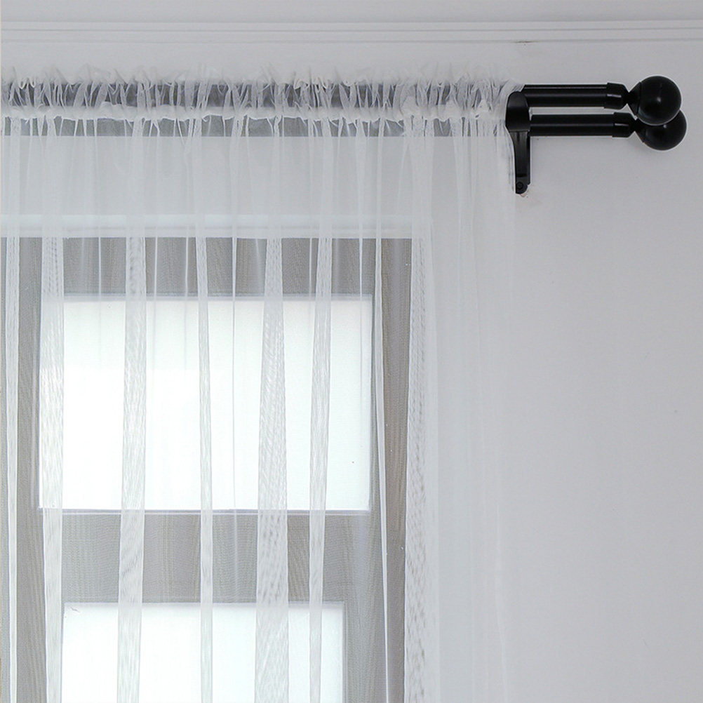 White Sheer Voile Window Curta - đánh giá và giá Curtain Sheer Voile