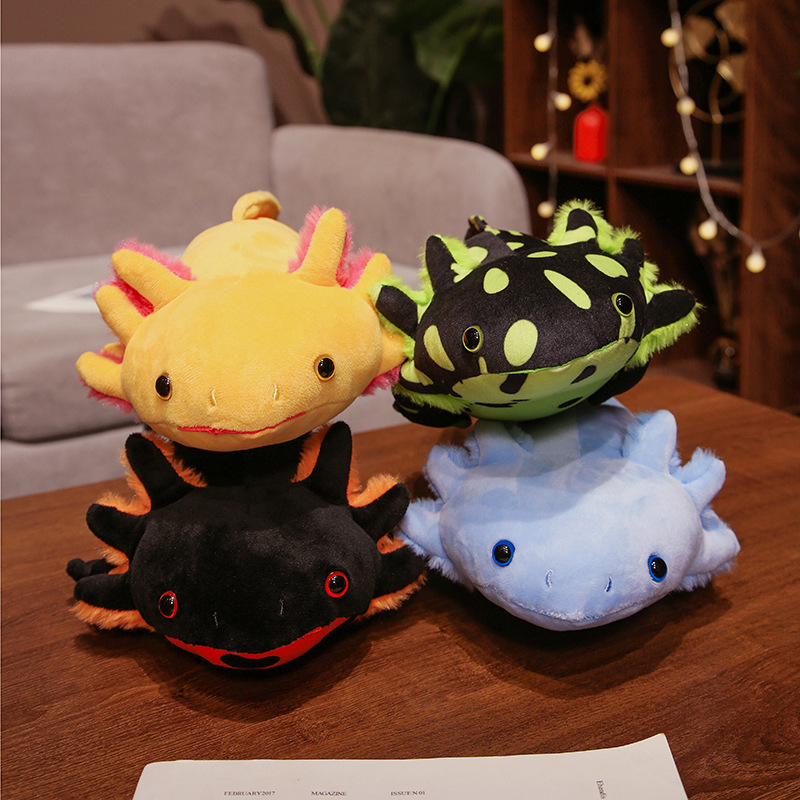 Kawaii Colorful Newt Plush Toy - đánh giá và giá Bolster Pillow Long