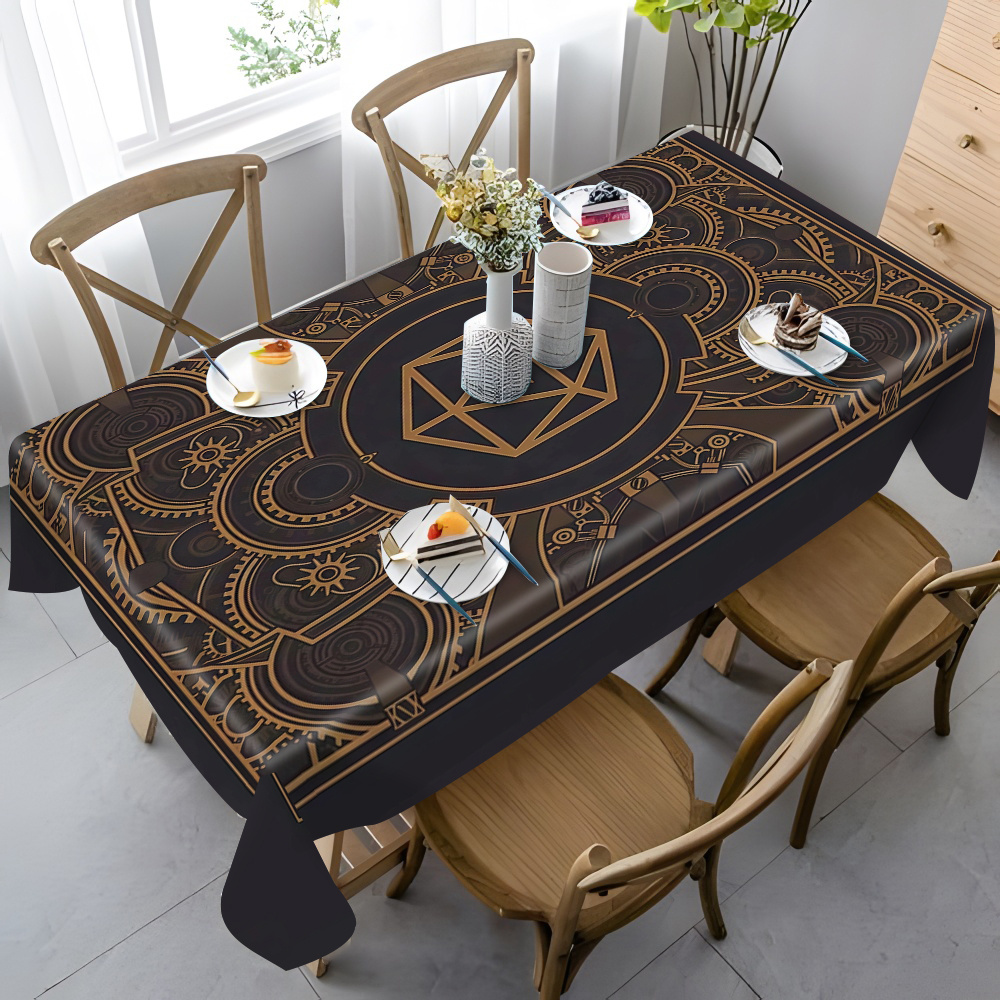 Steampunk Black Golden Gear Pa - đánh giá và giá Home Textiles Usa