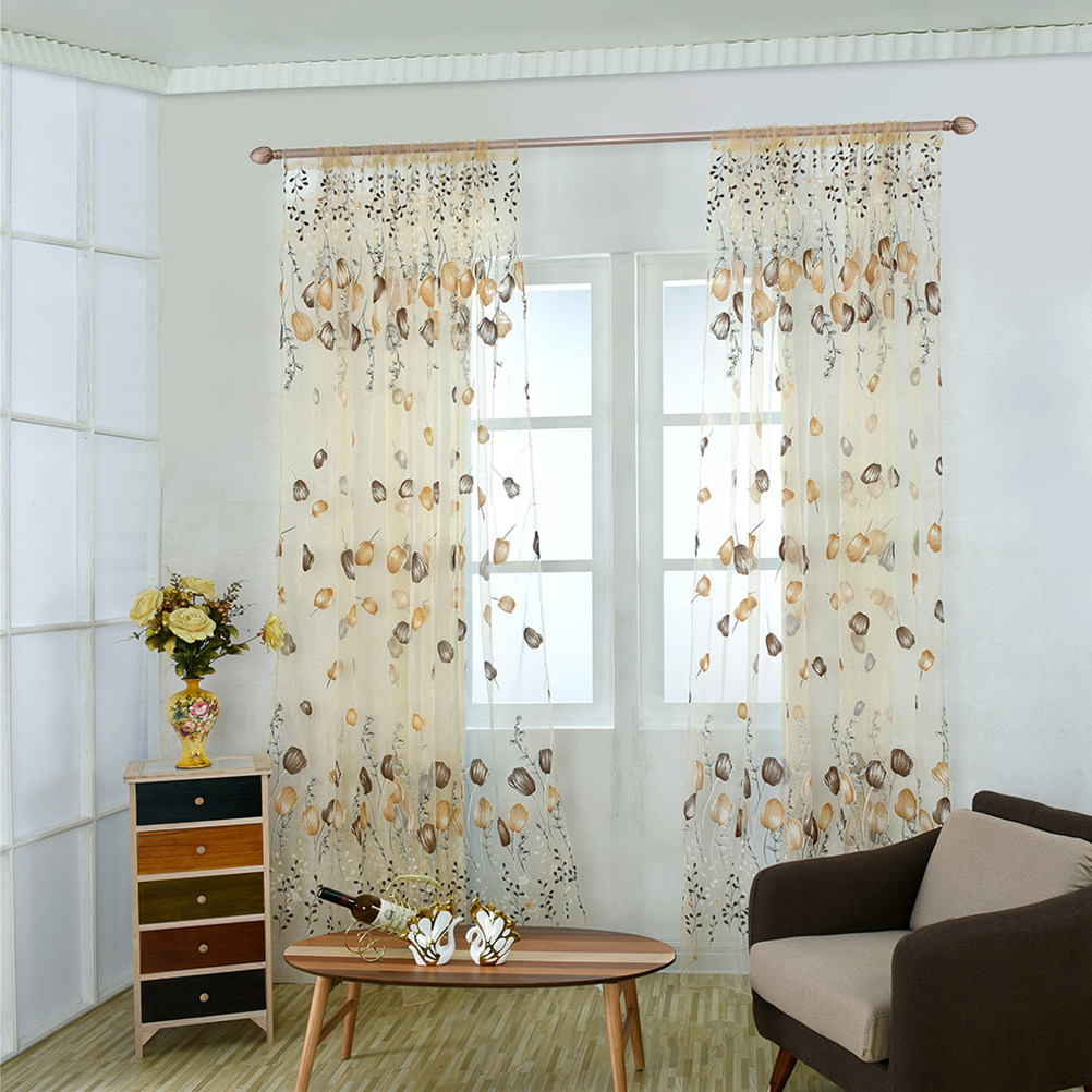 100x200cm Tulip Voile Curtains - đánh giá và giá Curtain Sheer Voile