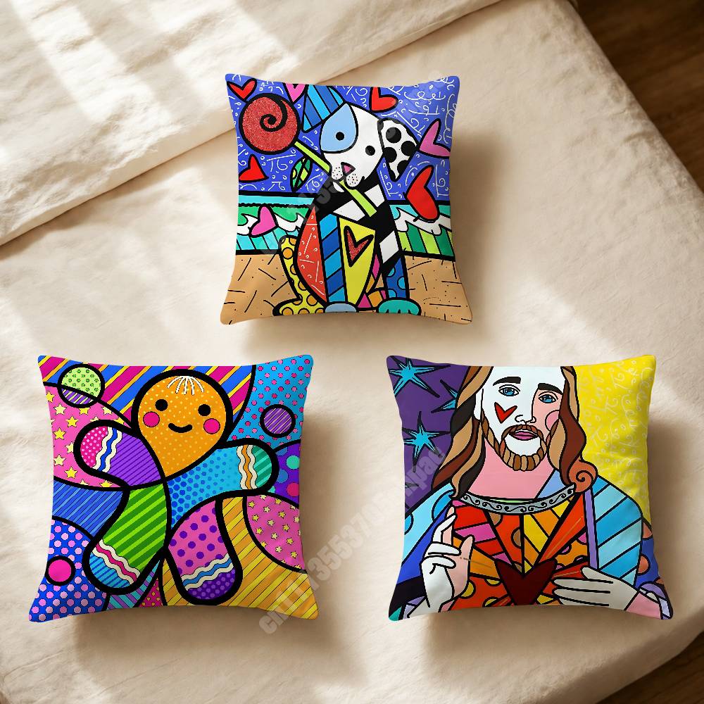R-Romero Britto-S Style Painti - đánh giá và giá Home Textiles And Furnishing