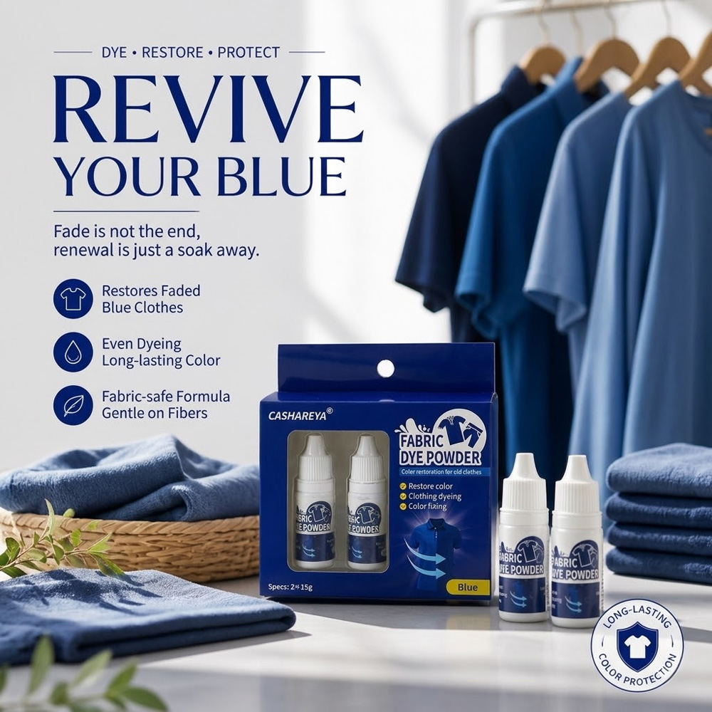 CASHAREYA Blue Fabric Dye Powd - đánh giá và giá Linum Home Textiles