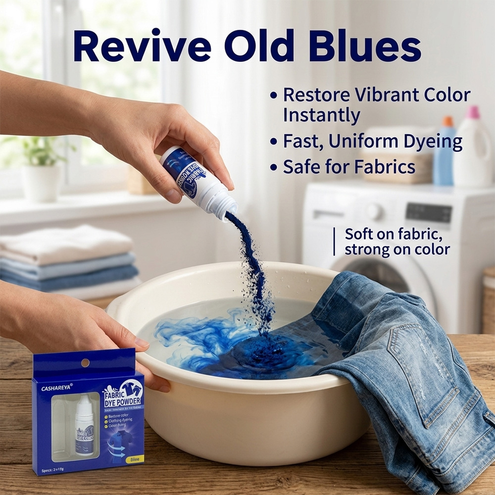 CASHAREYA Blue Fabric Dye Powd - đánh giá và giá Linum Home Textiles