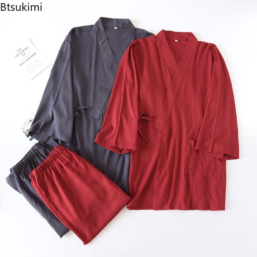 2026 Men's Japanese Kimono Rob - đánh giá và giá Linum Home Textiles