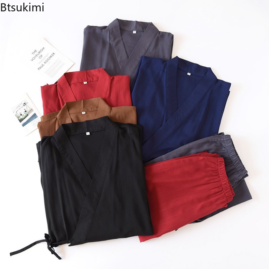 2026 Men's Japanese Kimono Rob - đánh giá và giá Linum Home Textiles