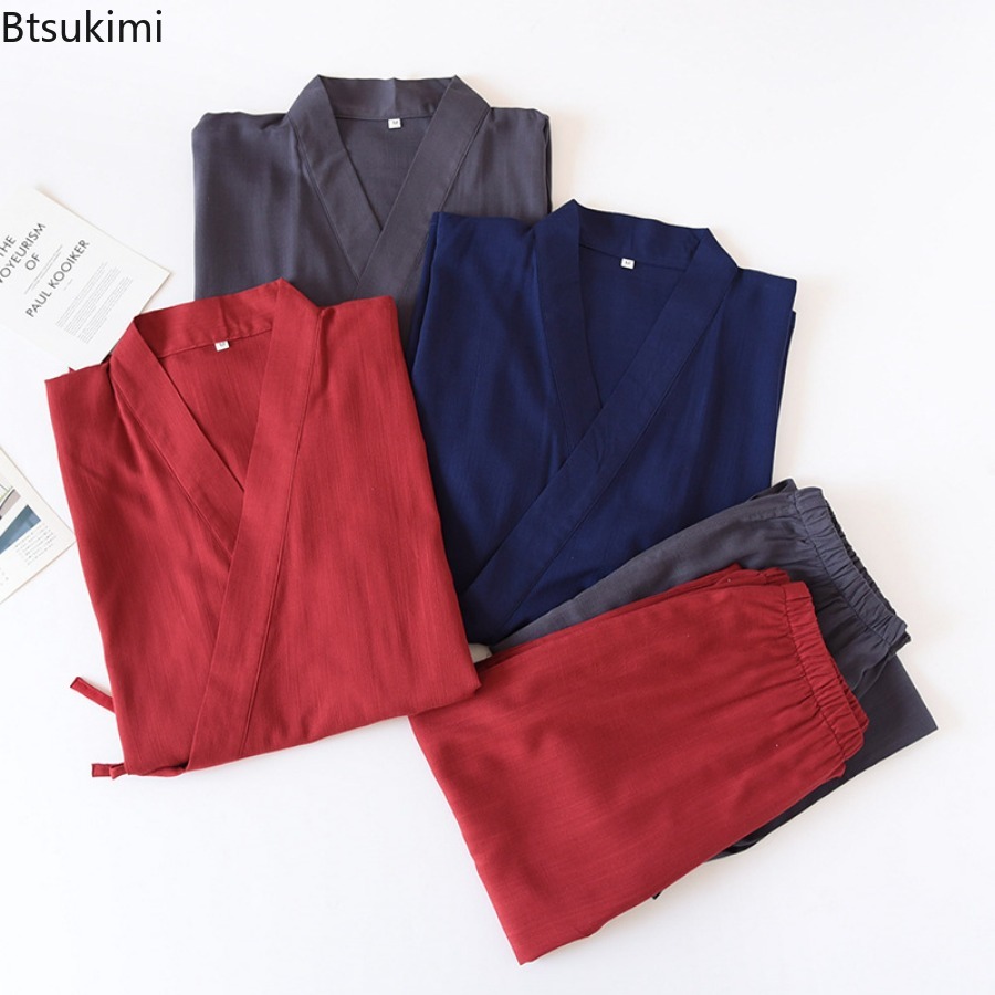 2026 Men's Japanese Kimono Rob - đánh giá và giá Linum Home Textiles