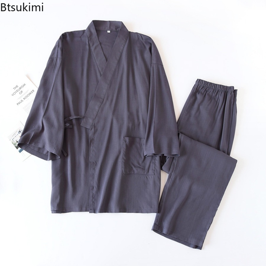 2026 Men's Japanese Kimono Rob - đánh giá và giá Linum Home Textiles