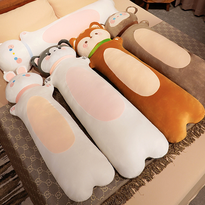 80/110/130CM Cute Soft Long Fo - đánh giá và giá Bolster Pillow Long