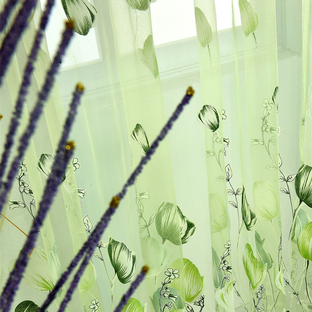 100 X200cm Voile Curtains Door - đánh giá và giá Curtain Sheer Voile
