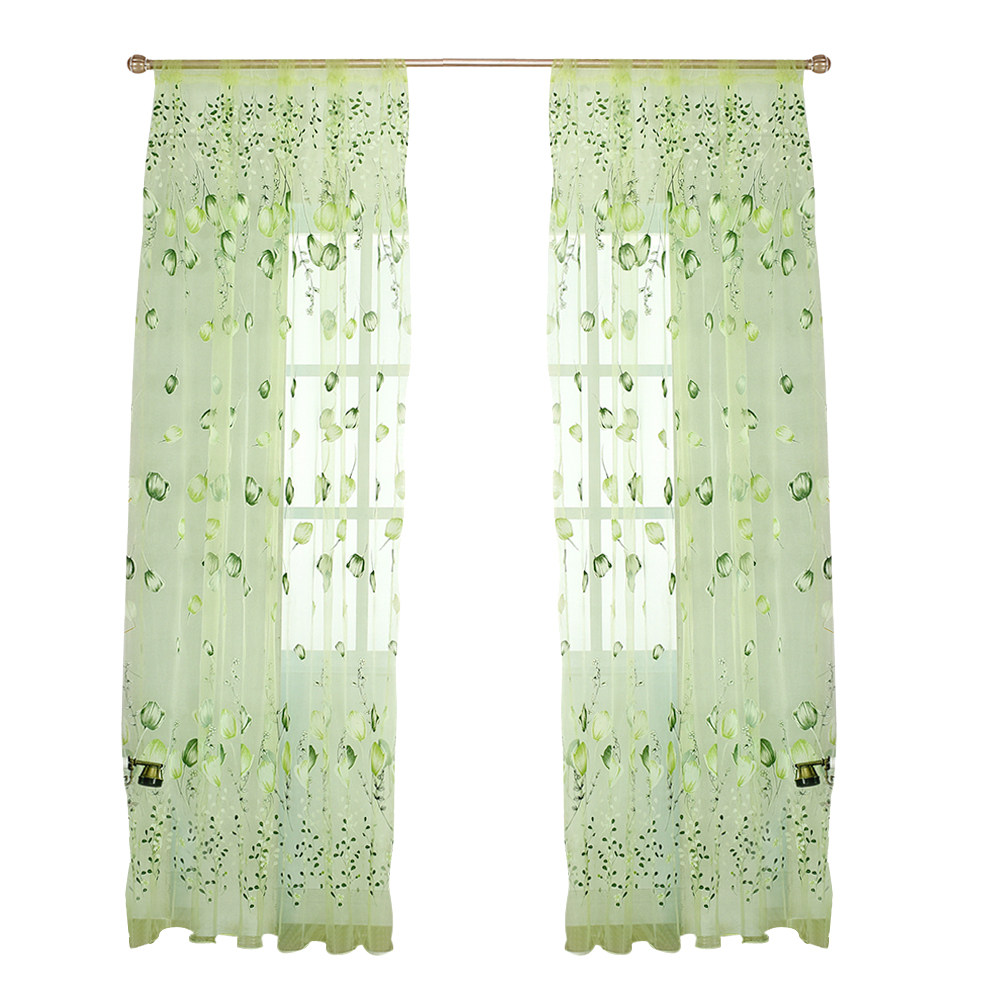 100 X200cm Voile Curtains Door - đánh giá và giá Curtain Sheer Voile