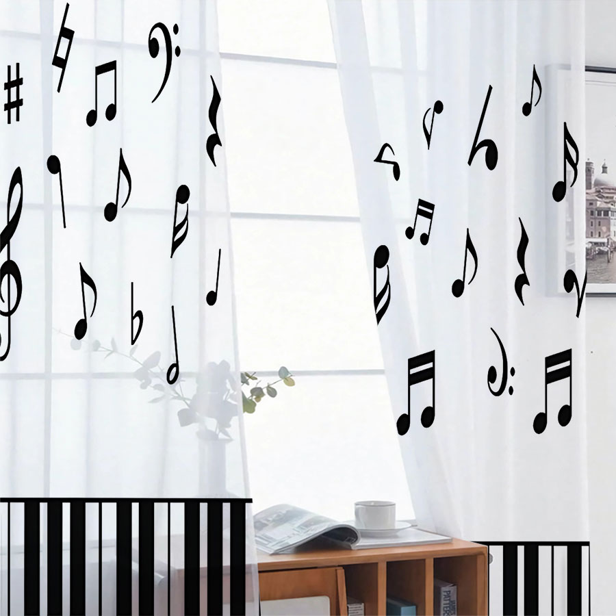 2PCS Digital Print Sheer Curta - đánh giá và giá Curtain Sheer Voile