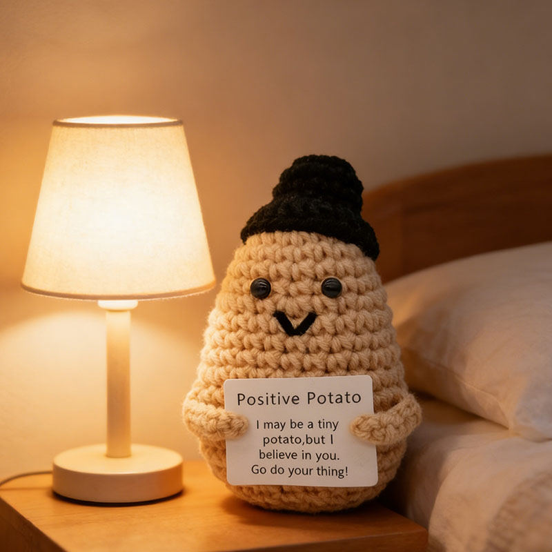 Cute Positive Potato Crochet D - đánh giá và giá Home And Textiles Today