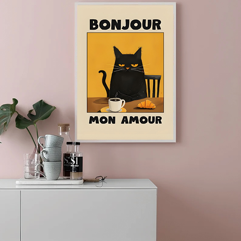 Frameless 1 French Coffee Cat  - đánh giá và giá Home Textiles France